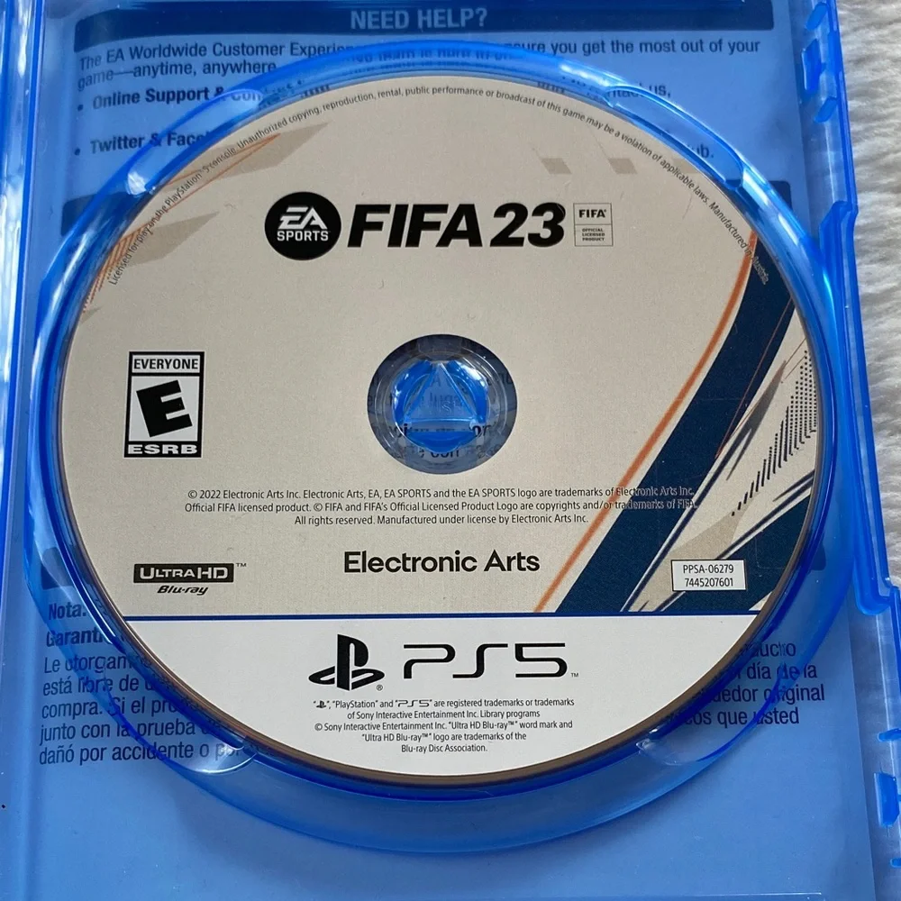 Sony PS5 FIFA 23 Game - Blue Case